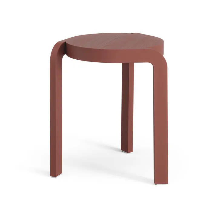 Spin ronde kruk H44 cm - As-english red, Ø32x44 cm - Swedese