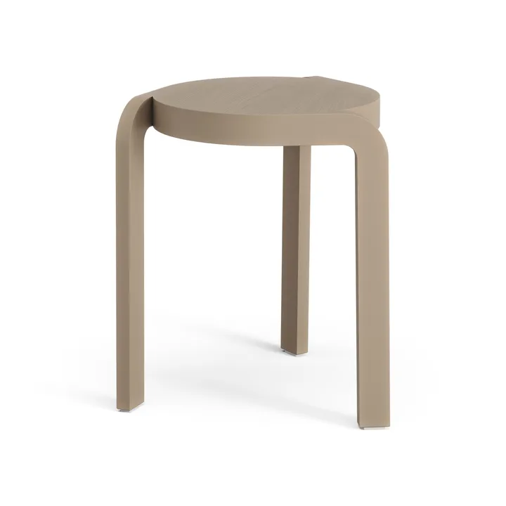 Spin ronde kruk H44 cm - As-nutmeg, Ø32x44 cm - Swedese