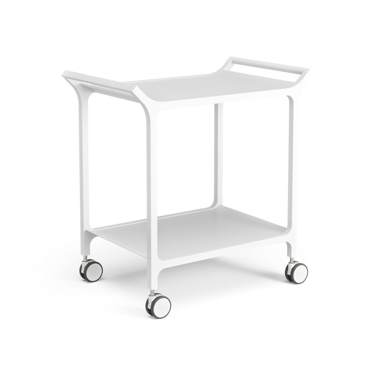 Swedese Teatime serveerwagen Es wit glanzend | Scandinavisch Interieur | Serveerwagens | Wit