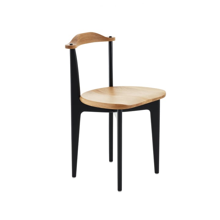 Thema stoel - eikenhout, frame in zwartgelakt berkenhout - Swedese