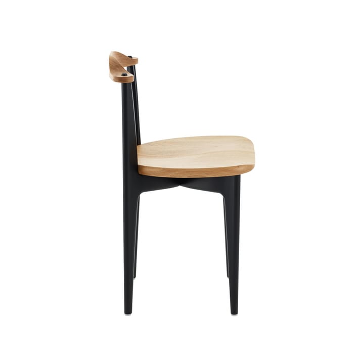 Thema stoel - eikenhout, frame in zwartgelakt berkenhout - Swedese
