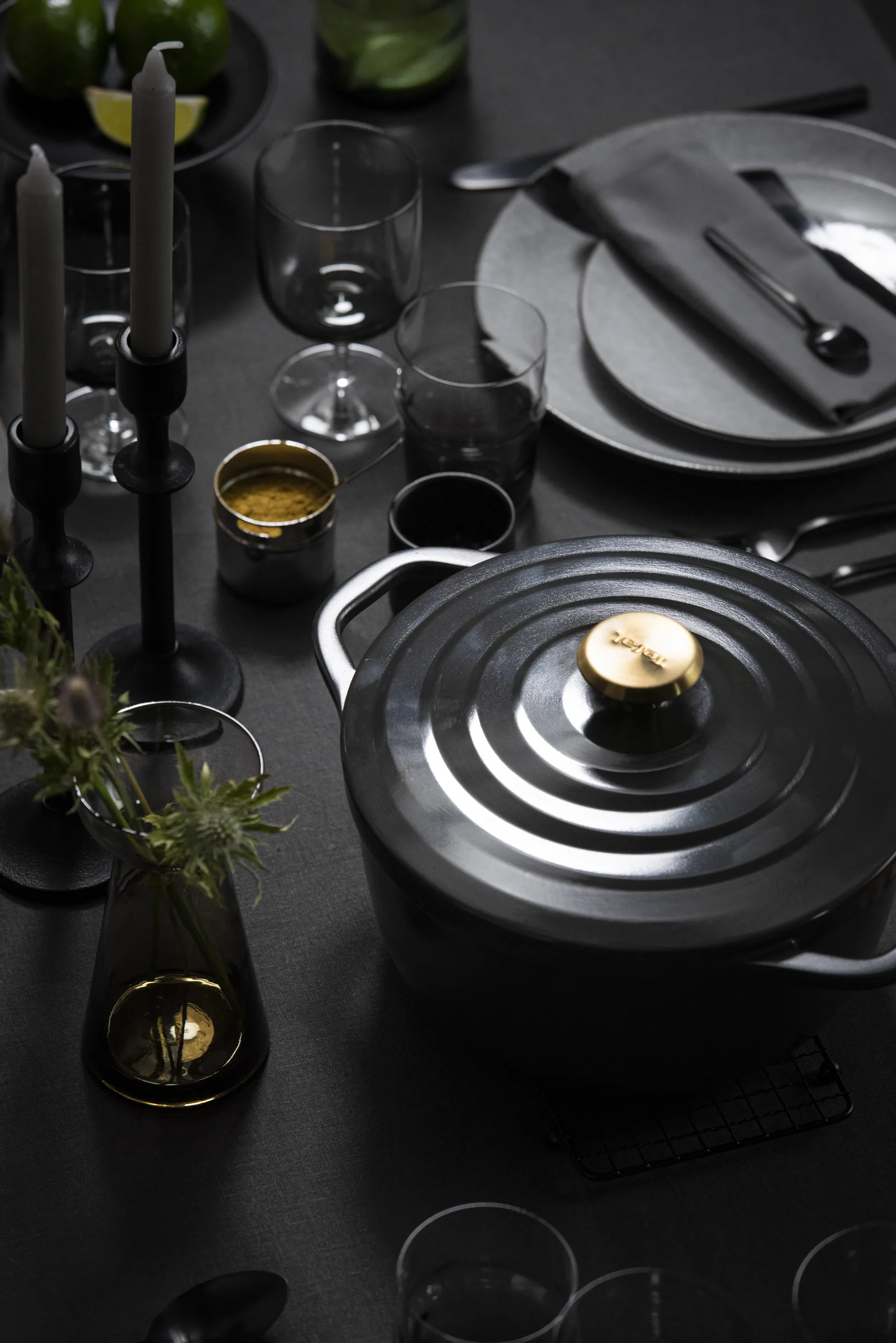 Air braadpan 3,1 l, Grijs Tefal