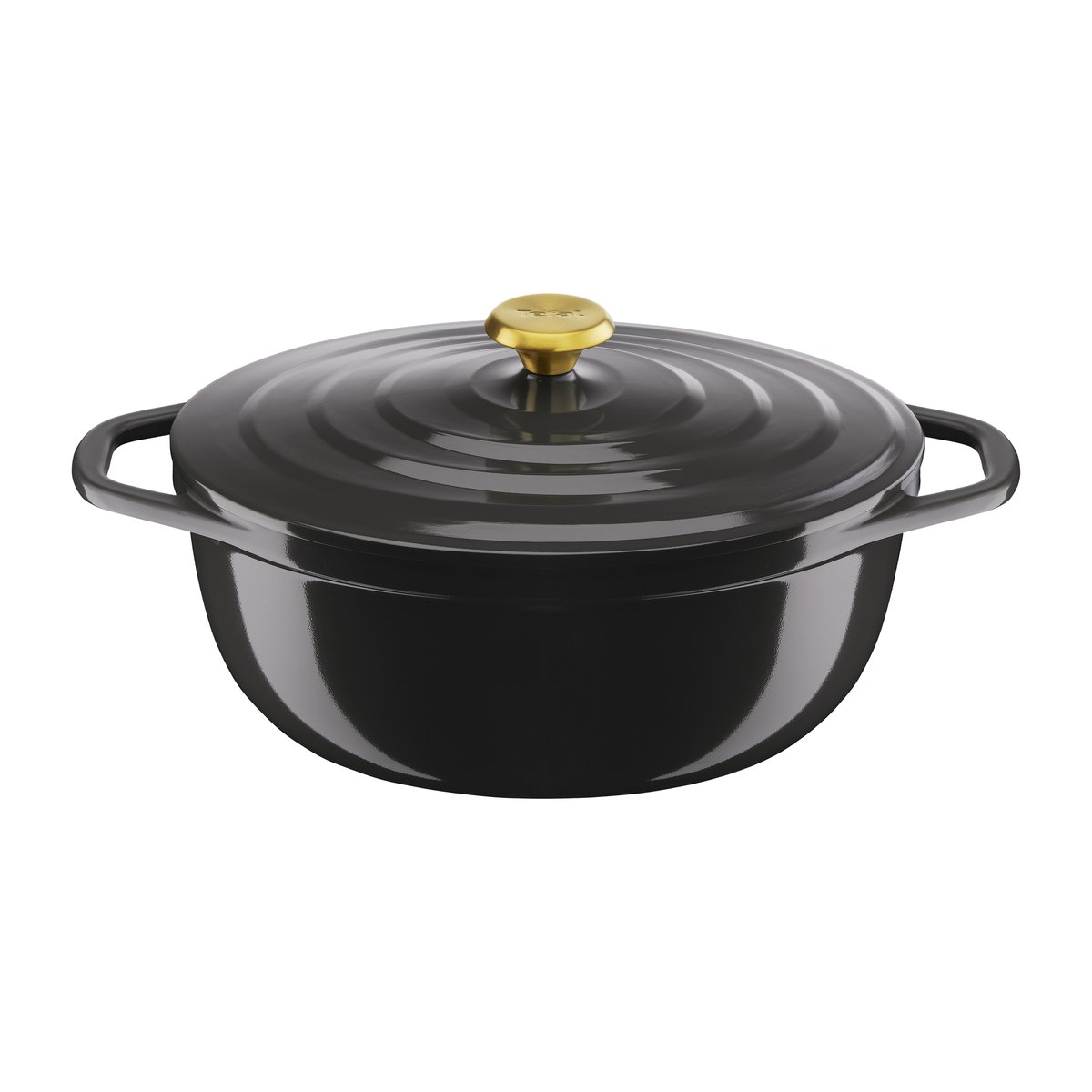 Tefal Air ovale braadpan 5,7 l Grijs