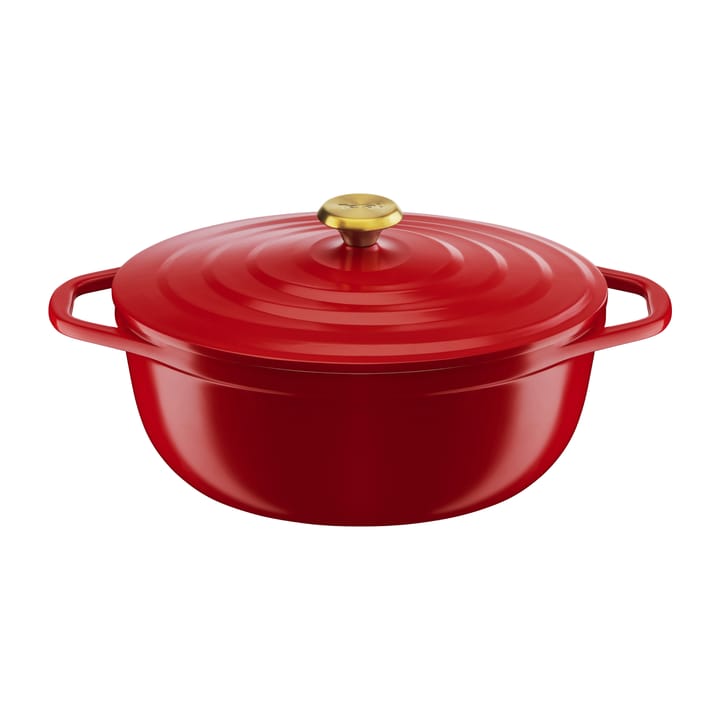 Air ovale braadpan 5,7 l - Rood - Tefal