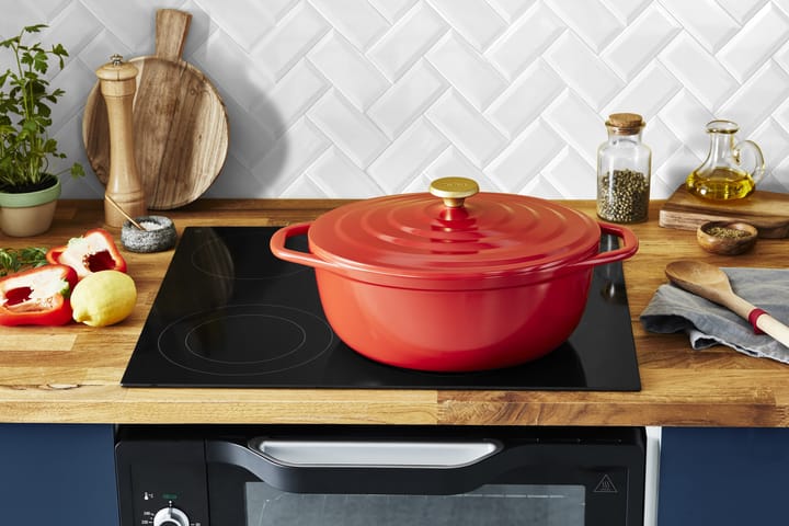 Air ovale braadpan 5,7 l, Rood Tefal