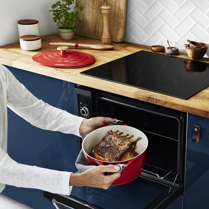 Air ovale braadpan 5,7 l, Rood Tefal