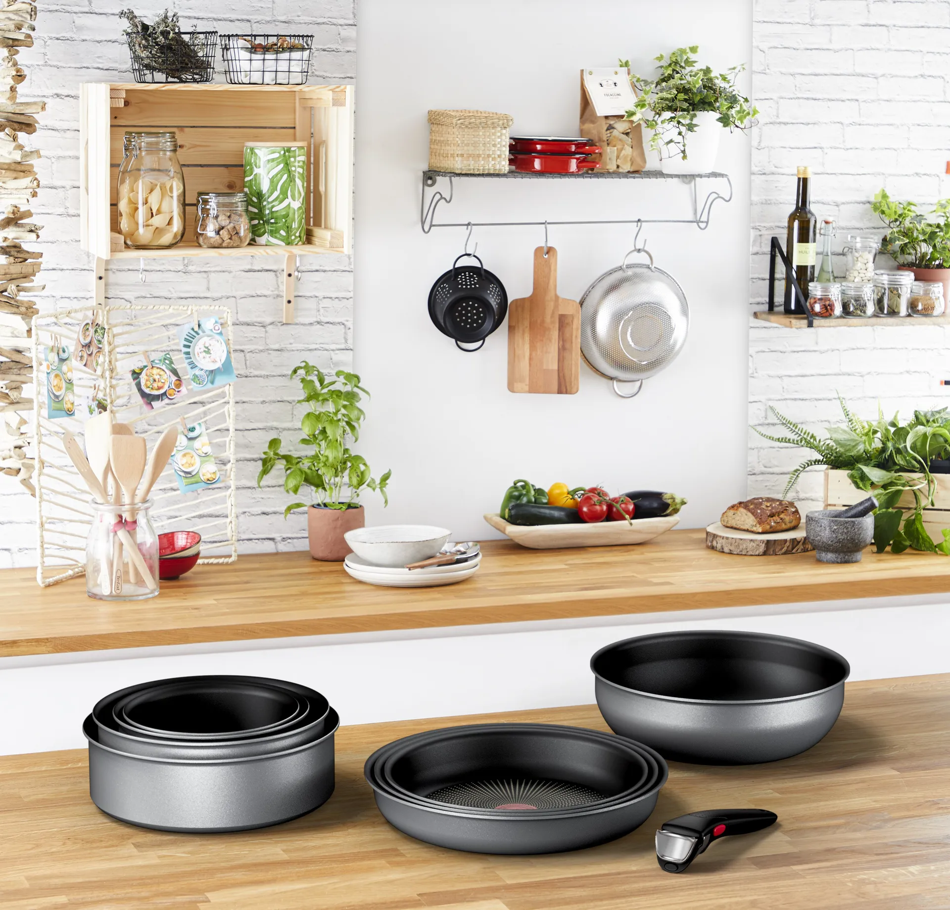 Ingenio Daily chef ON koekenpannenset, 8-delig Tefal