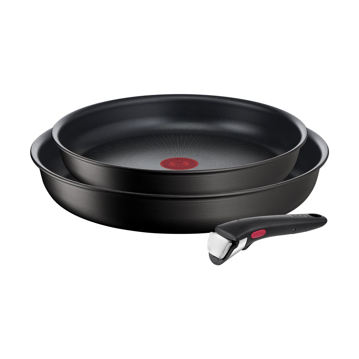 Tefal Ingenio Unlimited pannenset 3-delig Zwart | Scandinavisch Interieur | Koekenpannen & braadpannen | Zwart