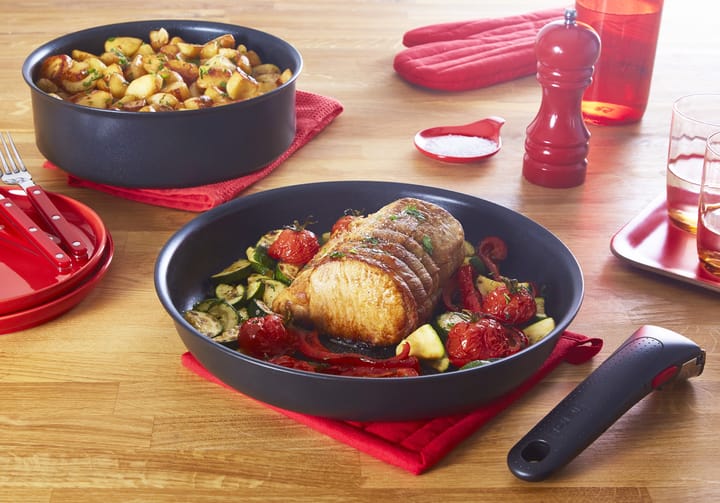 Ingenio Unlimited pannenset 4-delig, Zwart Tefal