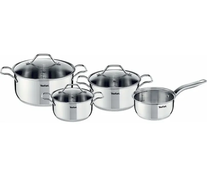 Intuition steelpannenset 7-delig - Roestvrij staal - Tefal