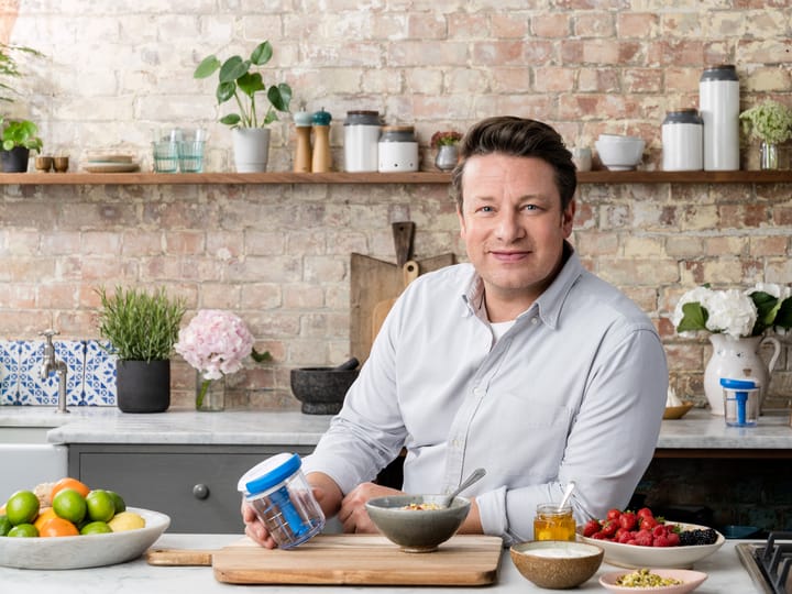 Jamie Oliver Chop & Shaker, Blauw Tefal