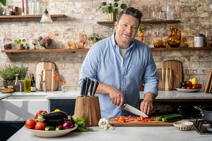 Jamie Oliver schilmes 9 cm, Roestvrij staal Tefal
