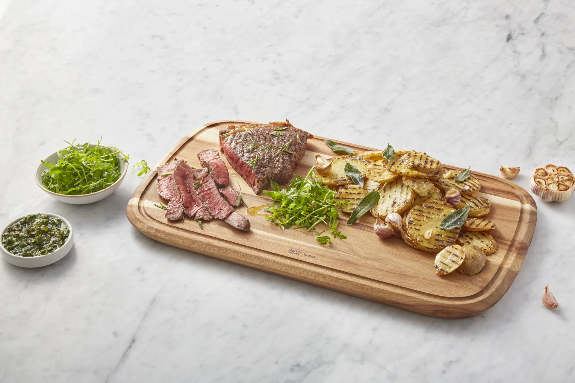 Jamie Oliver snijplank, Groot 28x49 cm Tefal