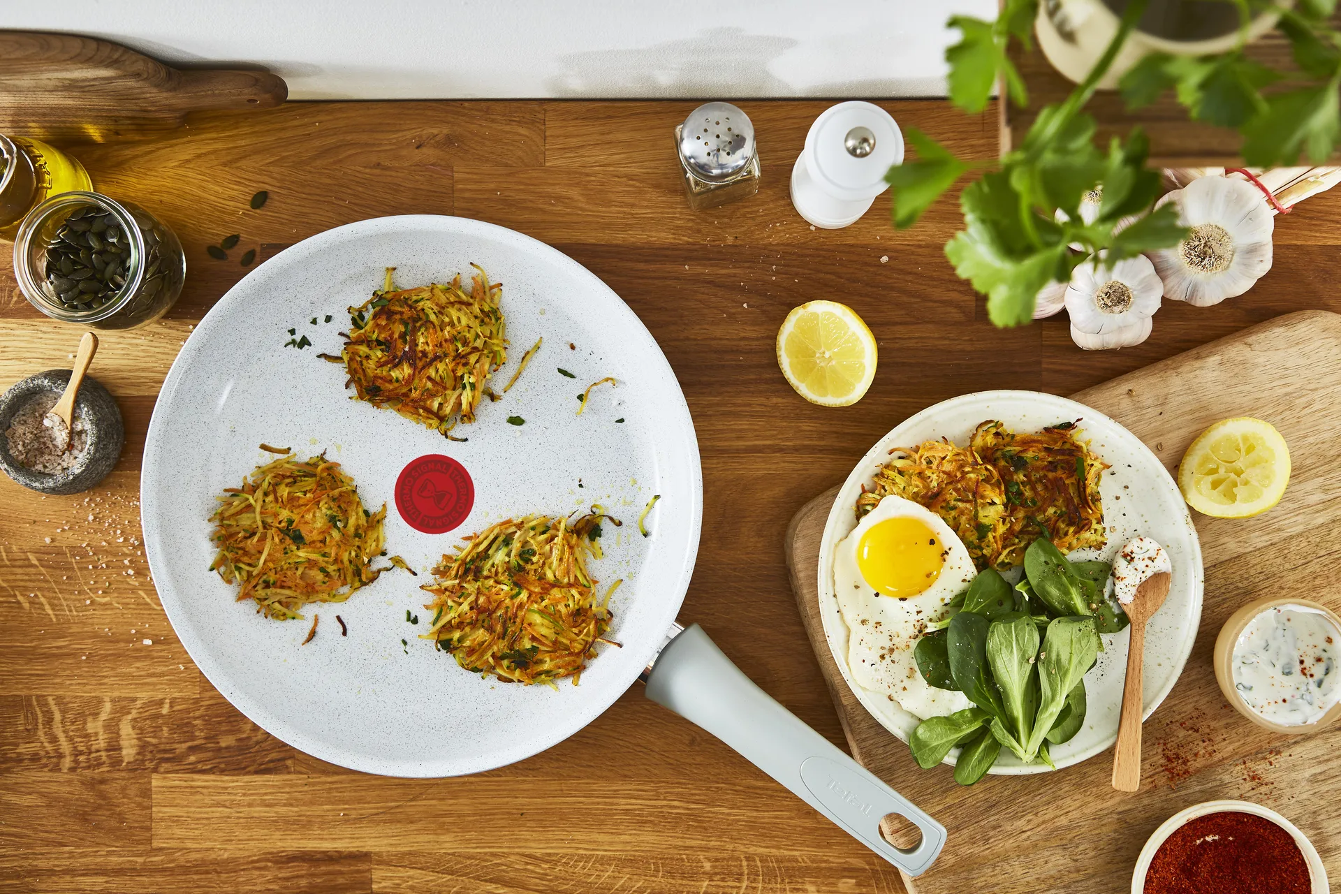 Natural chef koekenpan grijs, 28 cm Tefal