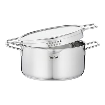Nordica steelpannenset 6-delig - Roestvrij staal - Tefal