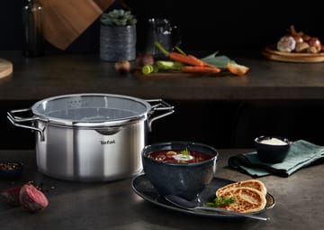 Nordica steelpannenset 6-delig - Roestvrij staal - Tefal