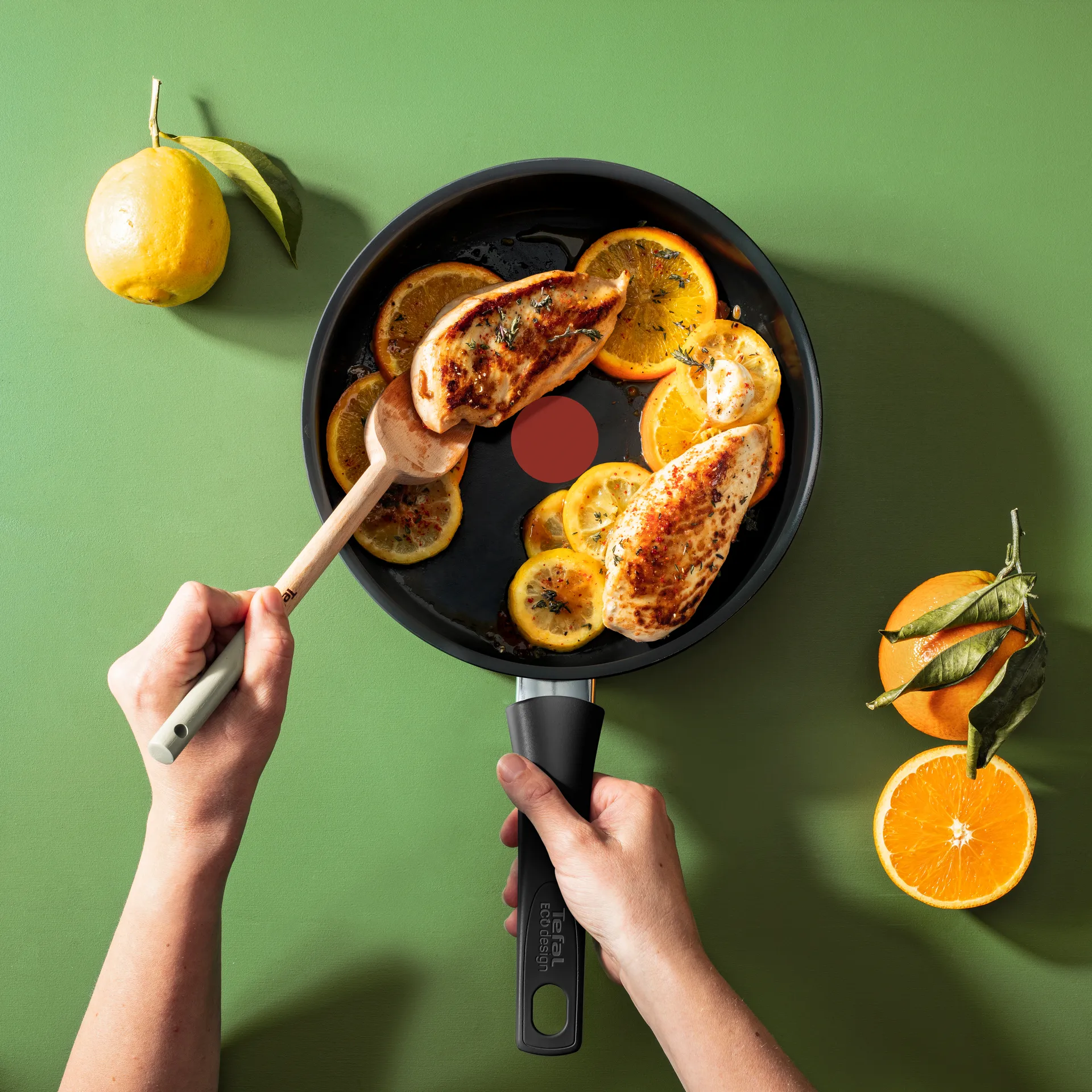 Renew ON kookpan met deksel Ø25,4 cm, Zwart Tefal