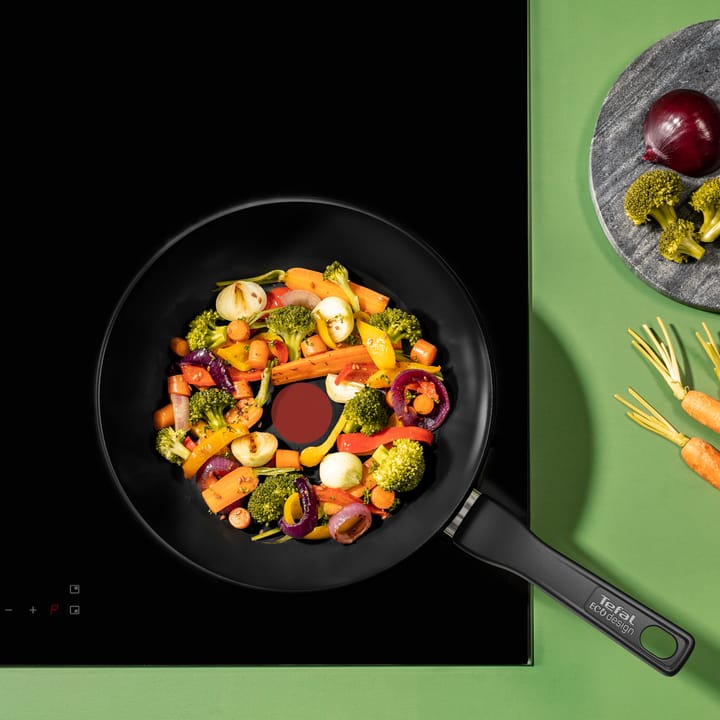 Renew ON wokpan Ø29,8 cm, Zwart Tefal