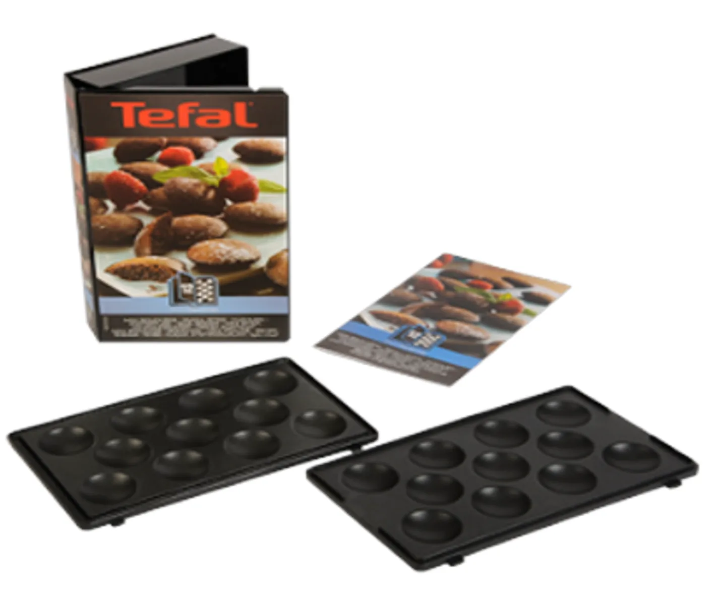 Snack Collection bakplaten voor contactgrill, Zwart Tefal