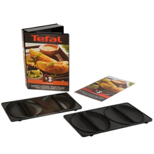 Snack Collection crêpeplaat voor contactgrill, Zwart Tefal