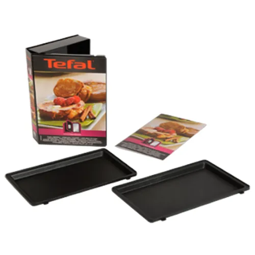 Snack Collection french toast-plaat voor contactgrill - Zwart - Tefal