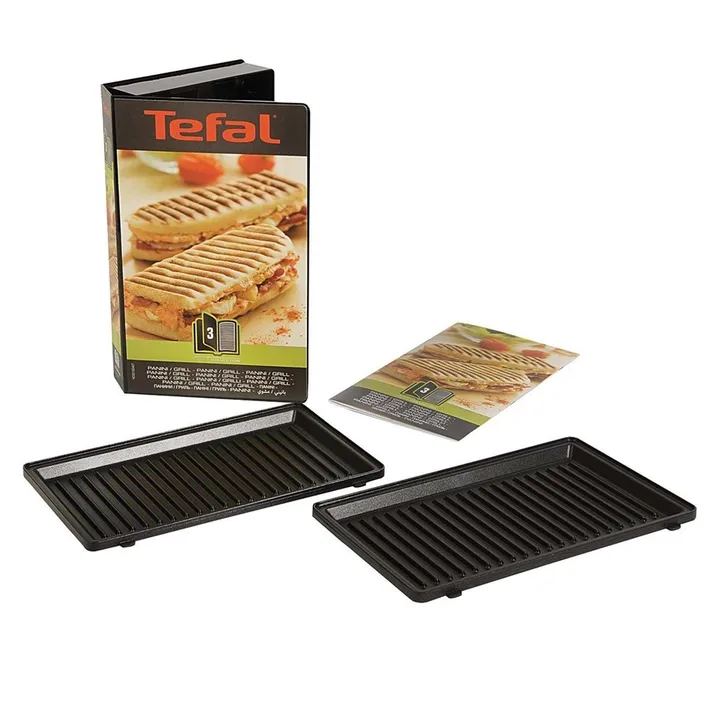 Snack Collection paniniplaat voor contactgrill - Zwart - Tefal