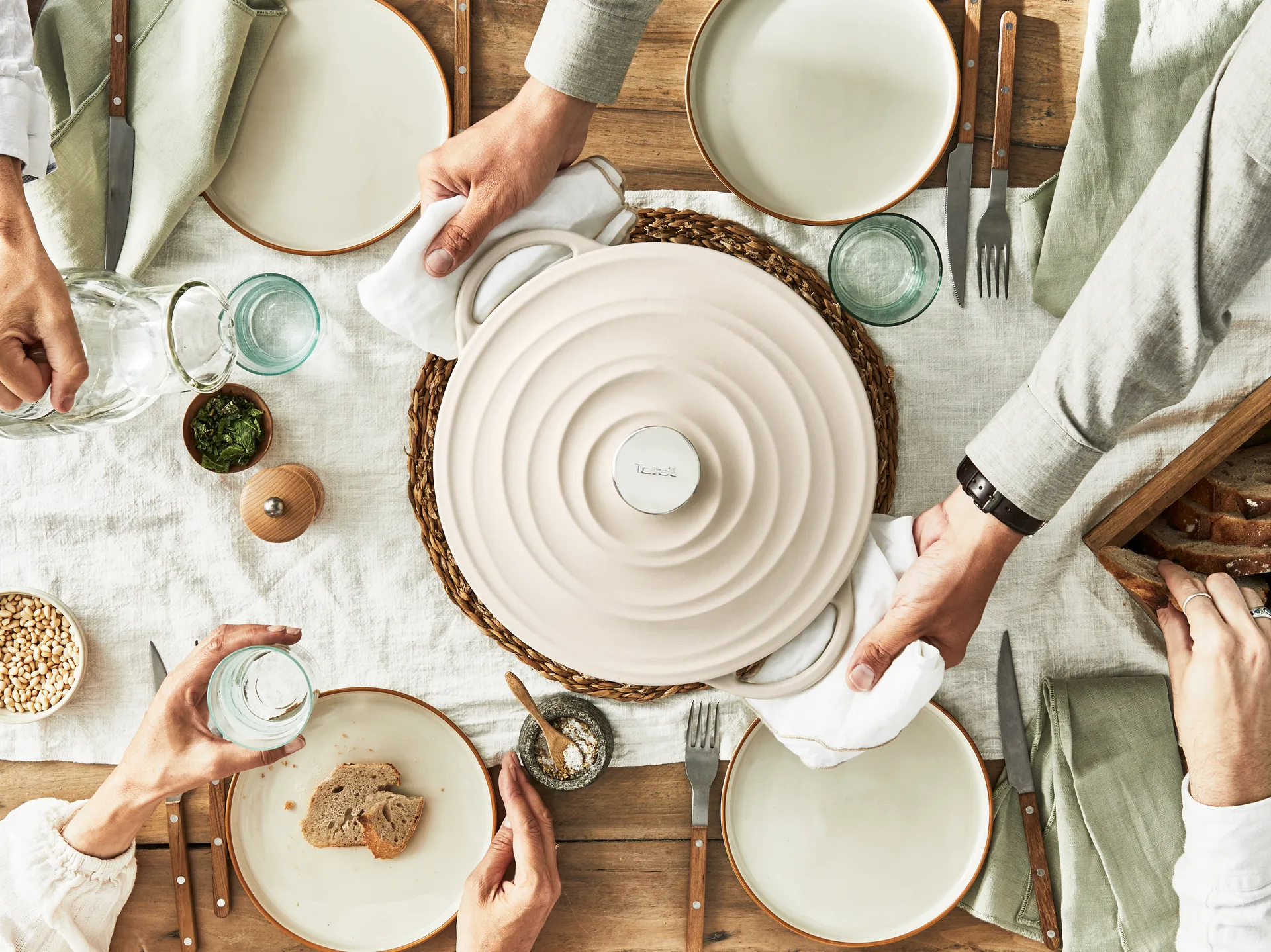 Tefal LOV ronde pan 7,4 L, Beige Tefal