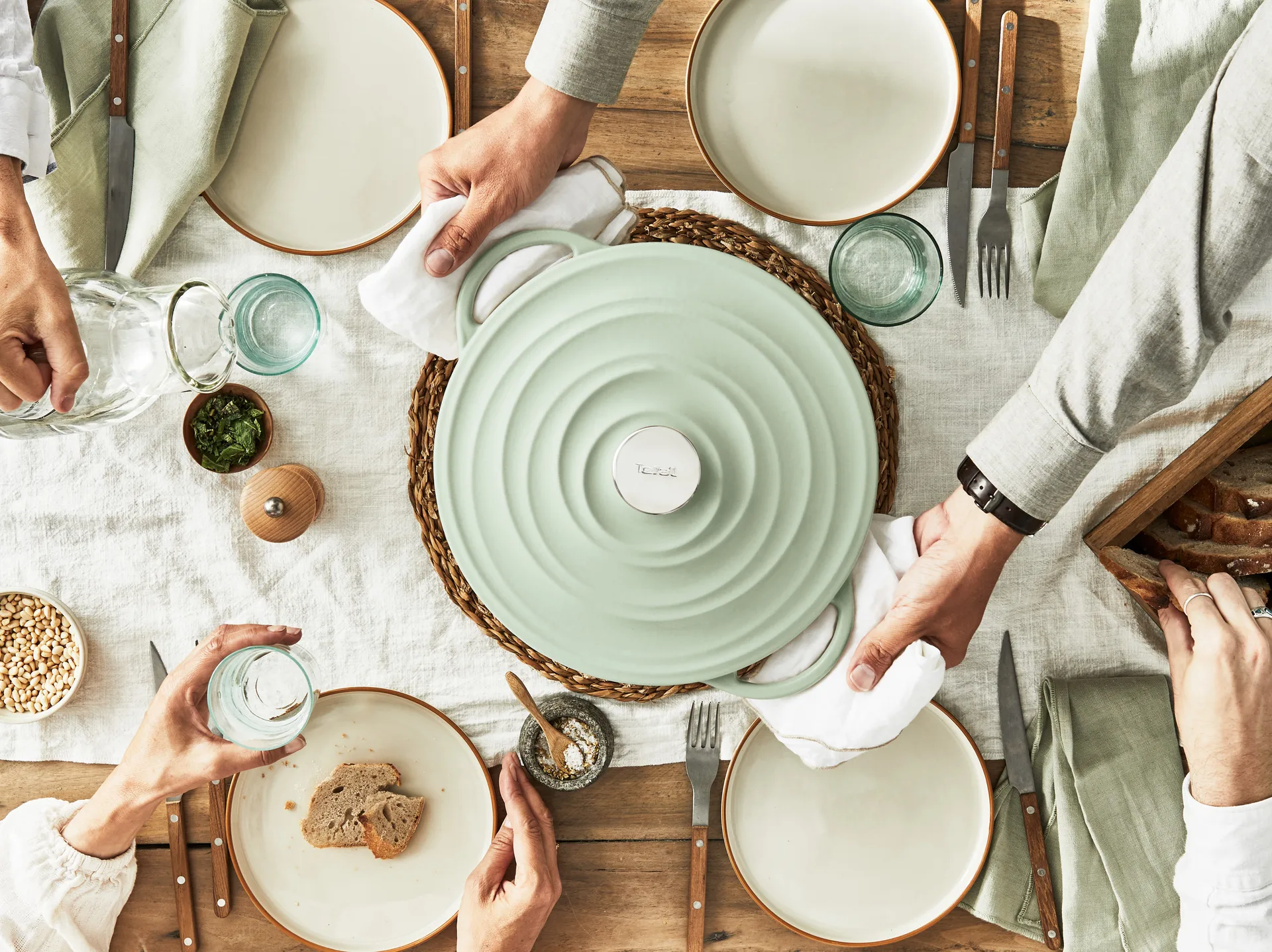 Tefal LOV ronde pan 7,4 L, Groen Tefal