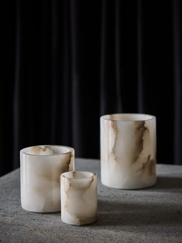 Alabaster sfeerlicht - Wit-beige, S 10 cm - Tell Me More