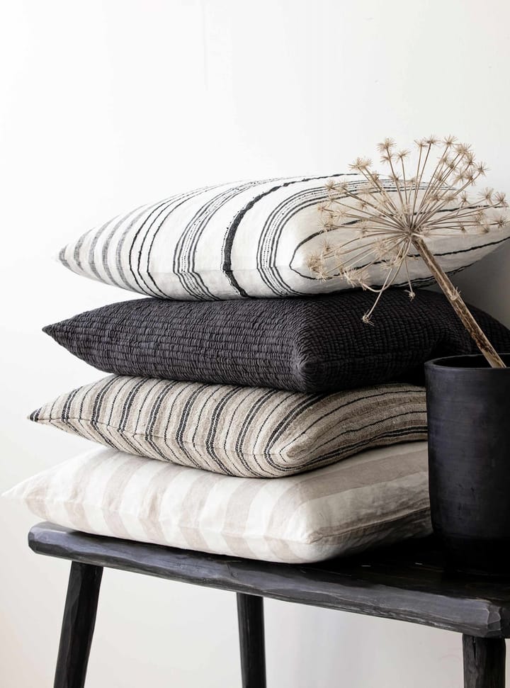 Aston kussenhoes linnen 50x50 cm, Black Tell Me More