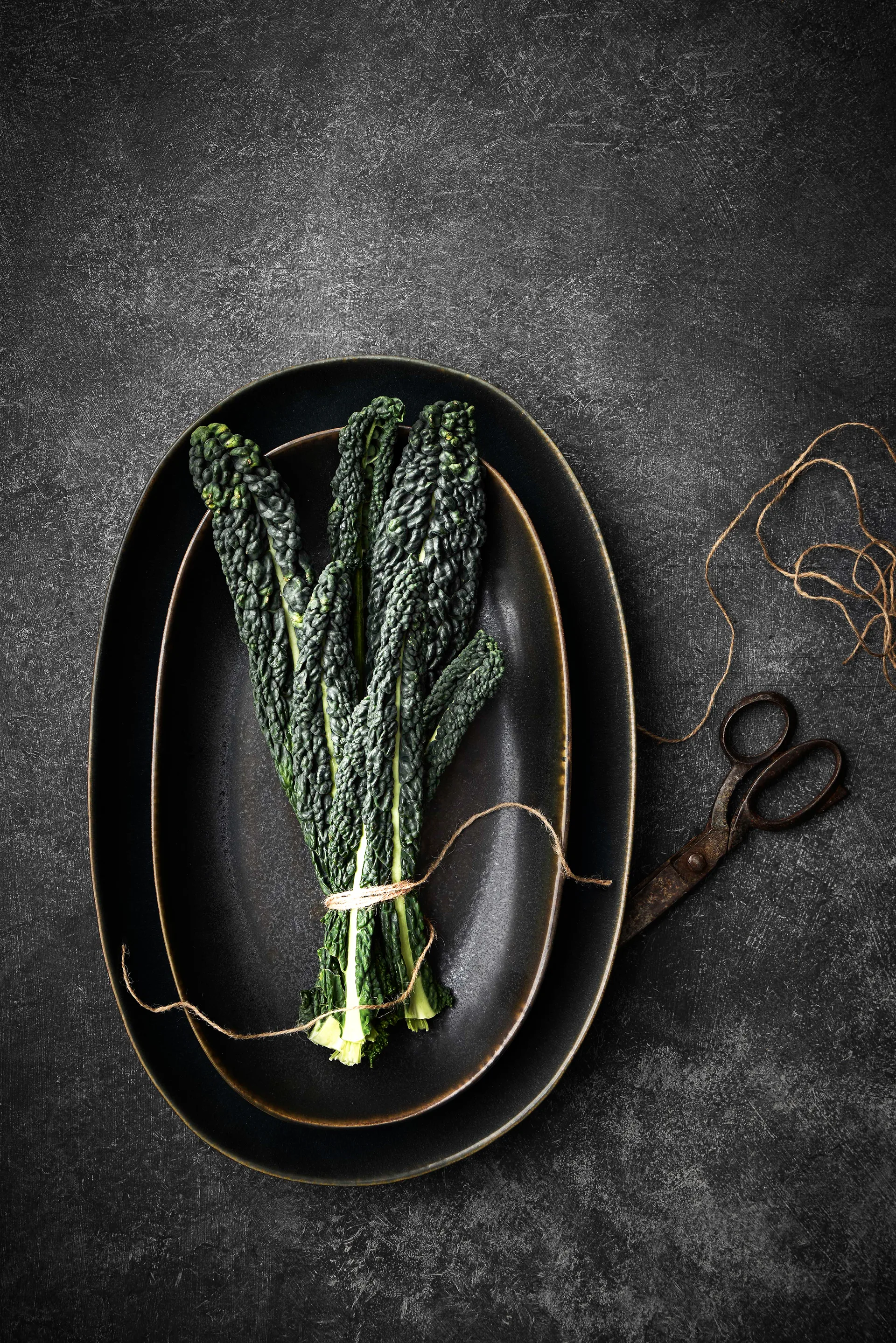 Bastia serveerschotel small 21,5x37 cm, Zwart Tell Me More