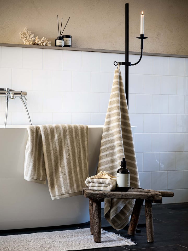 Bonnie badhanddoek 70x140 cm, Beige Tell Me More