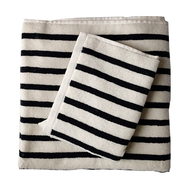 Bonnie badlaken 70x140 cm - Zwart - Tell Me More