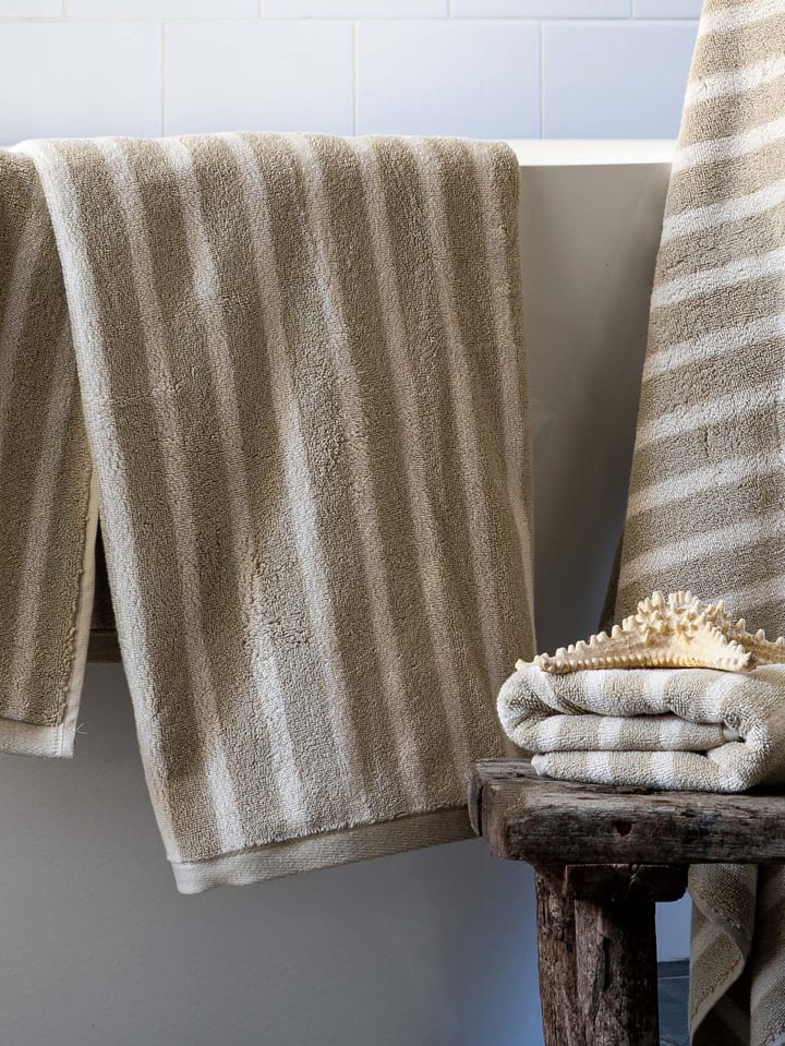 Bonnie handdoek 50x70 cm, Beige Tell Me More