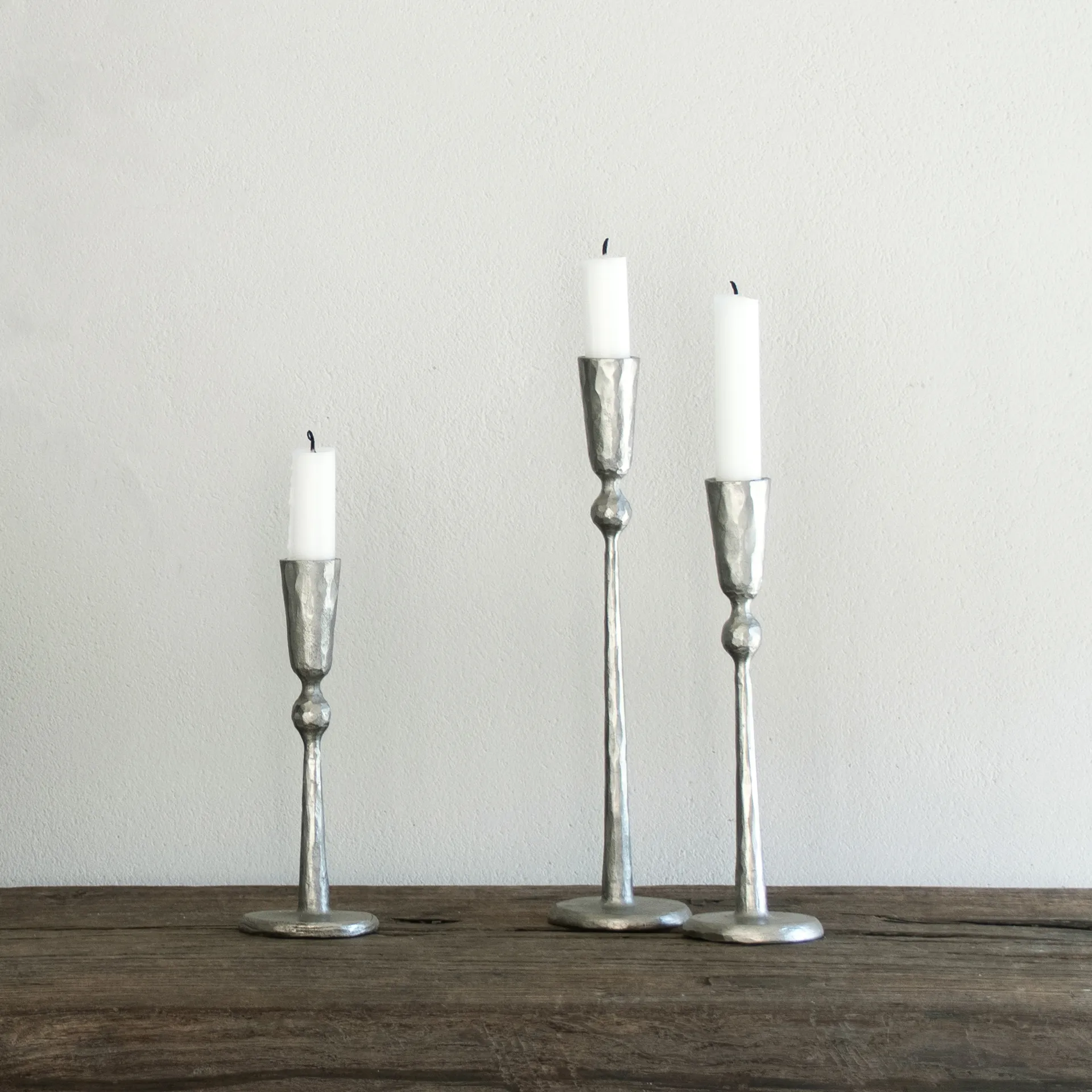 Boule kandelaar zilver, Large Tell Me More