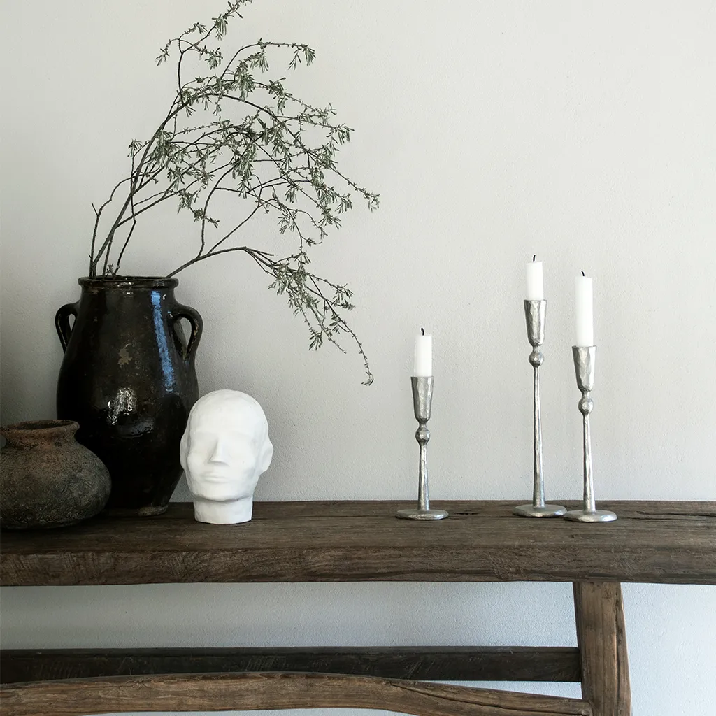 Boule kandelaar zilver, Medium Tell Me More