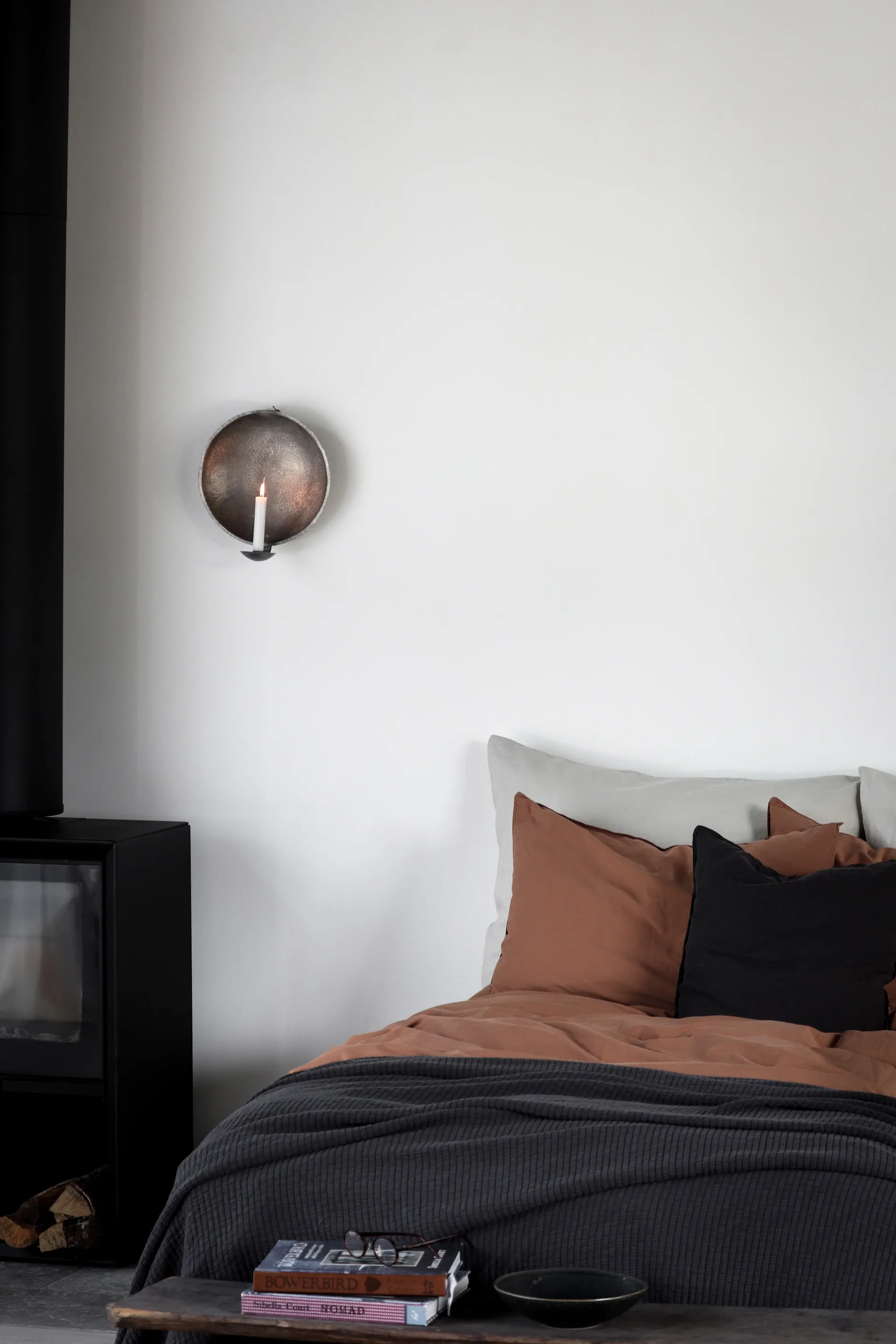 Brick sprei 140x200 cm, Charcoal Tell Me More