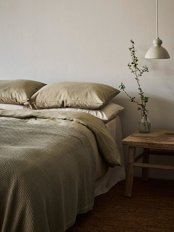 Brick sprei 140x200 cm, Olijfgroen Tell Me More
