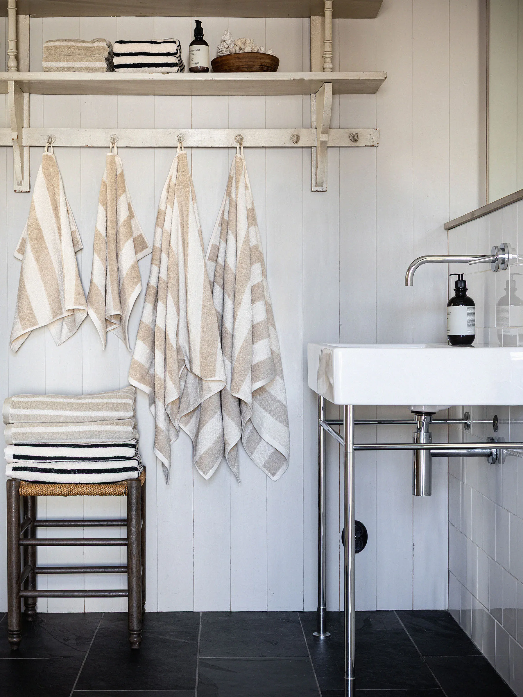 Cleo badhanddoek 70x140 cm, Beige Tell Me More