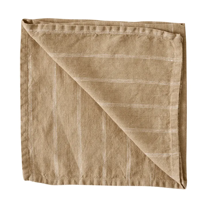 Dalia stoffen servet 50x50 cm - Warmgeel - Tell Me More