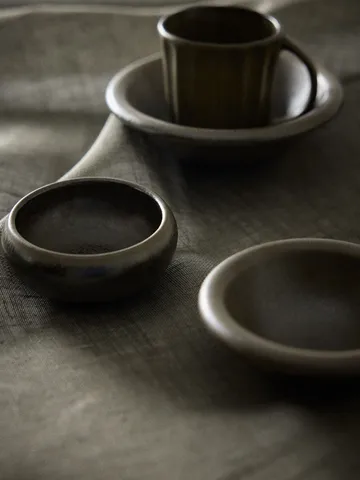 Elba schaal - Green brown, Ø18 cm - Tell Me More