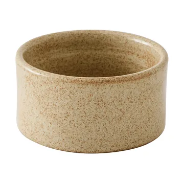 Elio cilindervormige schaal - Beige gespikkeld, Ø8,5x4,5 cm - Tell Me More