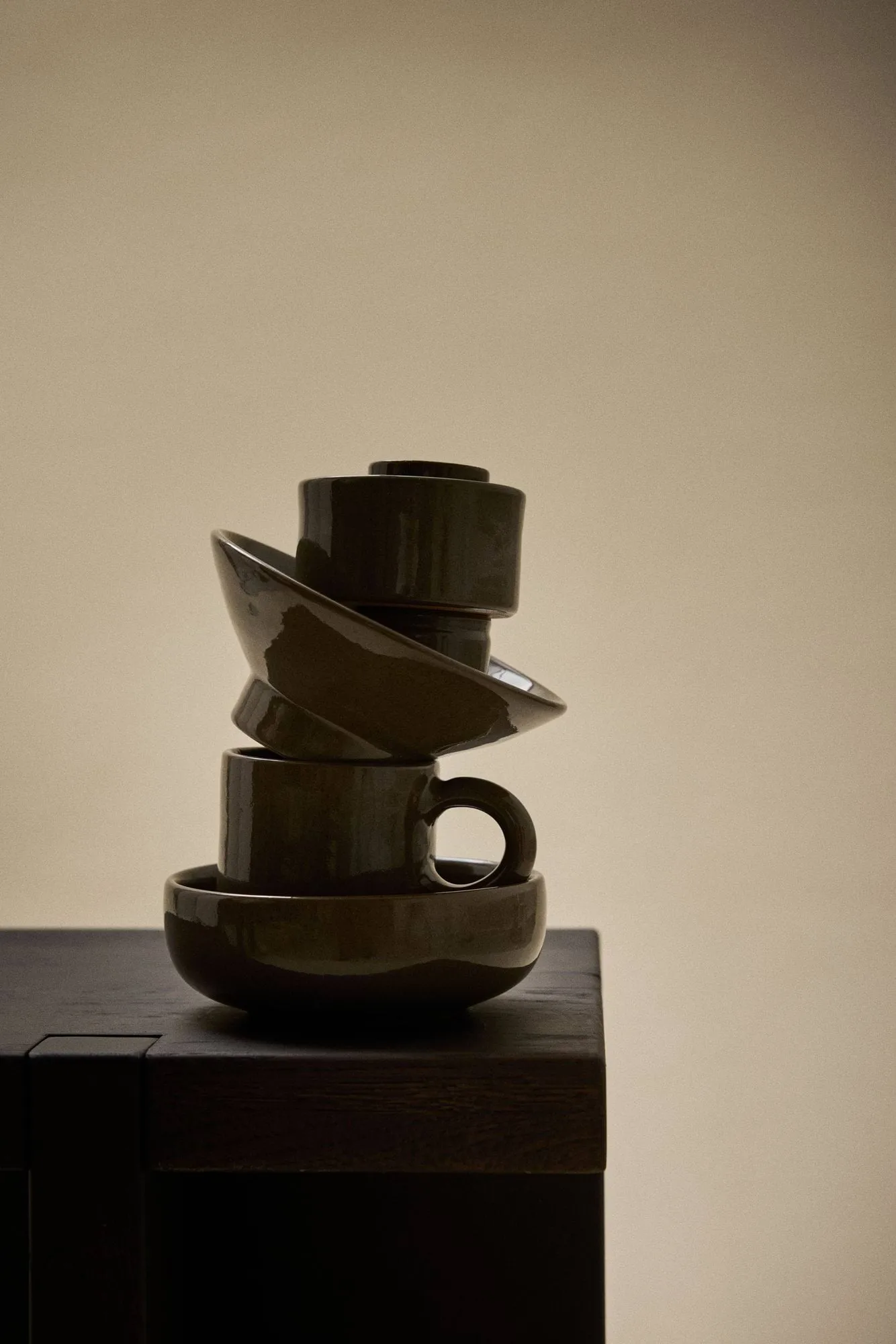 Elio schaal, Donkerbruin, Ø14x5 cm Tell Me More