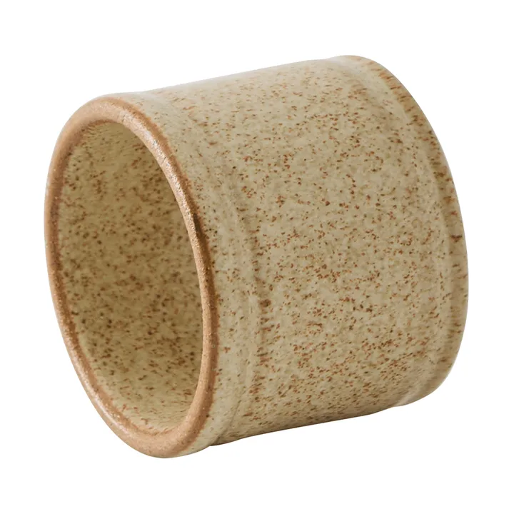 Elio servetring - Beige gespikkeld - Tell Me More