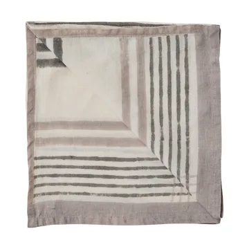 Ella servet 50x50 cm - Grey checkered - Tell Me More