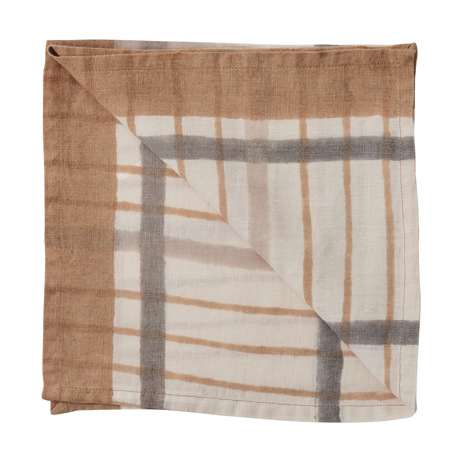 Ella servet 50x50 cm, Hazelnut Tell Me More