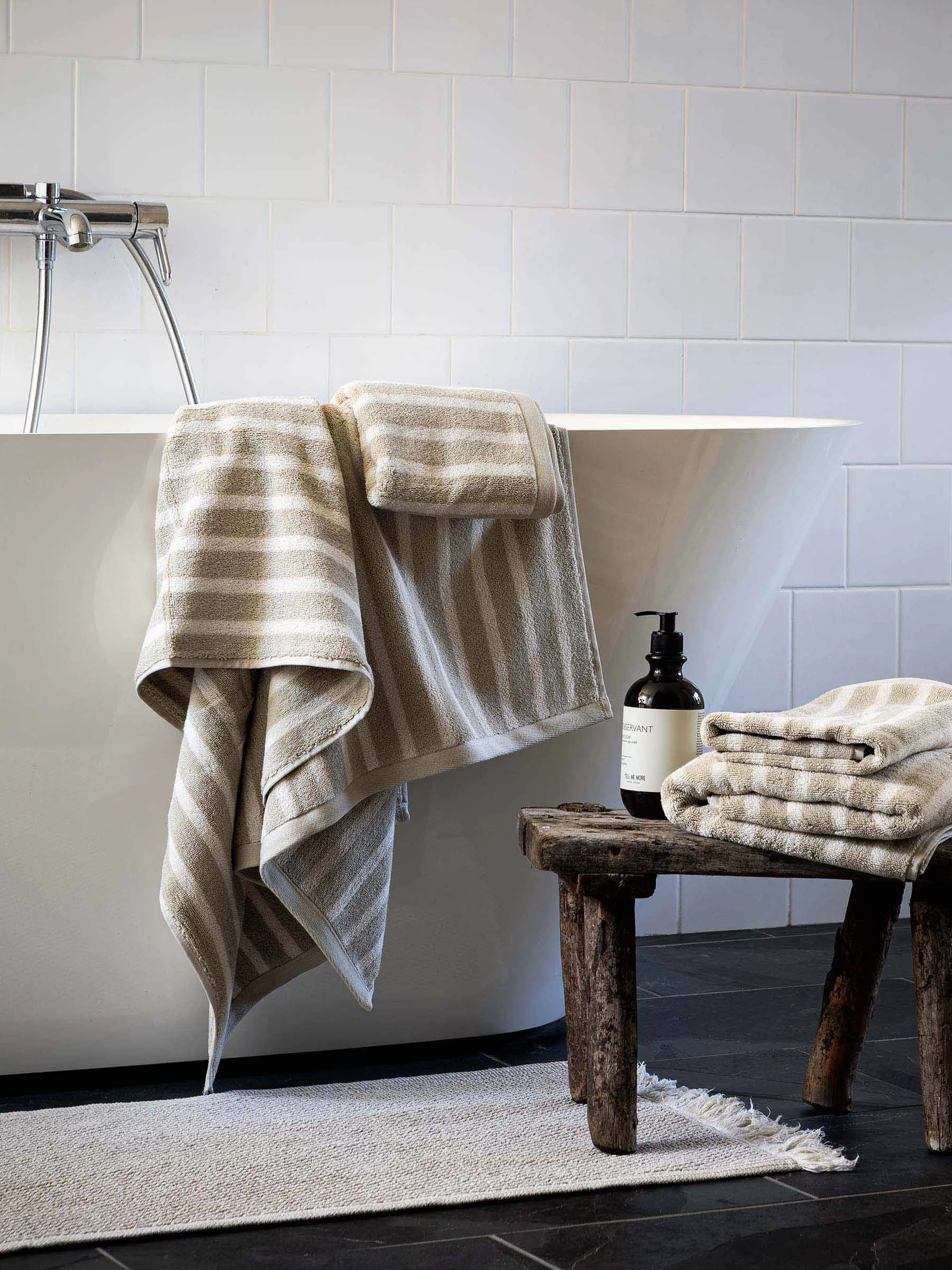 Ellie badmat 50x70 cm, Linnen Tell Me More