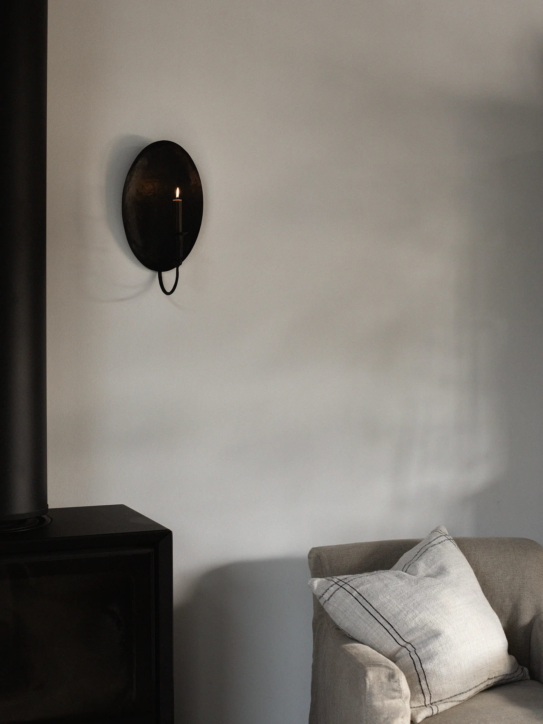 Elton kussensloop 50x50 cm, Beige Tell Me More