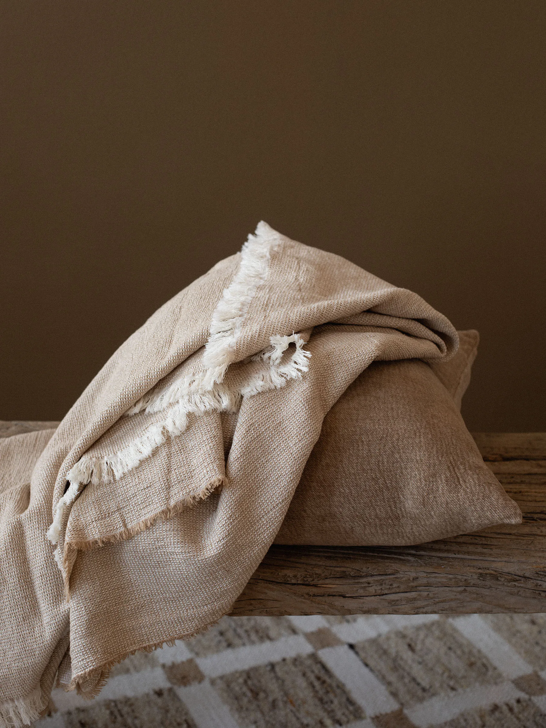 Florian deken 135x200 cm, Beige Tell Me More