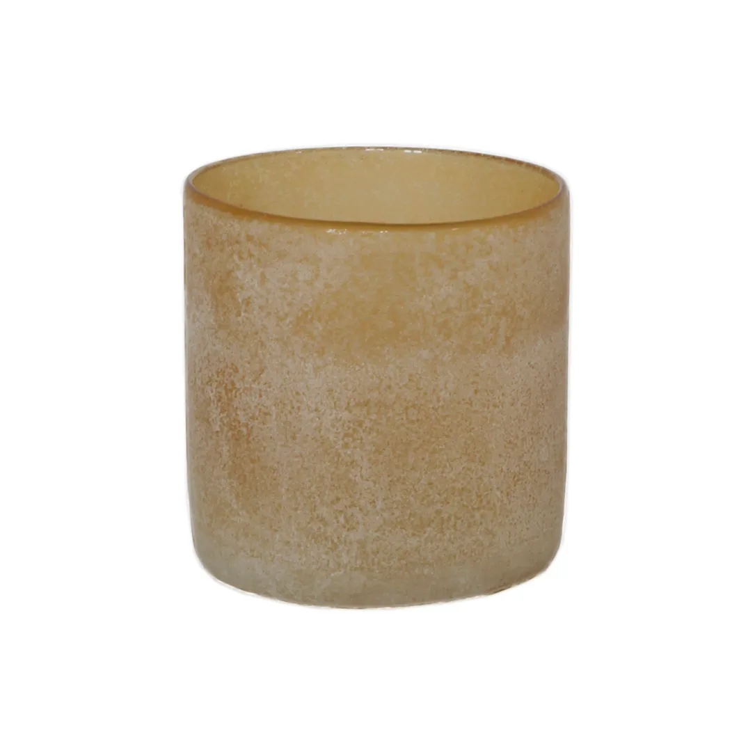 Tell Me More Frost theelichthouder S Amber (bruin)